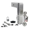 Weigh Safe® LTB10-3-SET - Class 5 180 Hitch Adjustable 10" Drop Aluminum With Polished Plated Balls Dual Ball Mount Set With Keyed Alike Receiver Pin, Coupler Lock, PadLock For 3" Receivers 1 Weigh Safe® LTB10-3-SET - Class 5 180 Hitch Adjustable 10" Drop Aluminum With Polished Plated Balls Dual Ball Mount Set With Keyed Alike Receiver Pin, Coupler Lock, PadLock For 3" Receivers -Professional Auto Parts Store ltb10 3 set