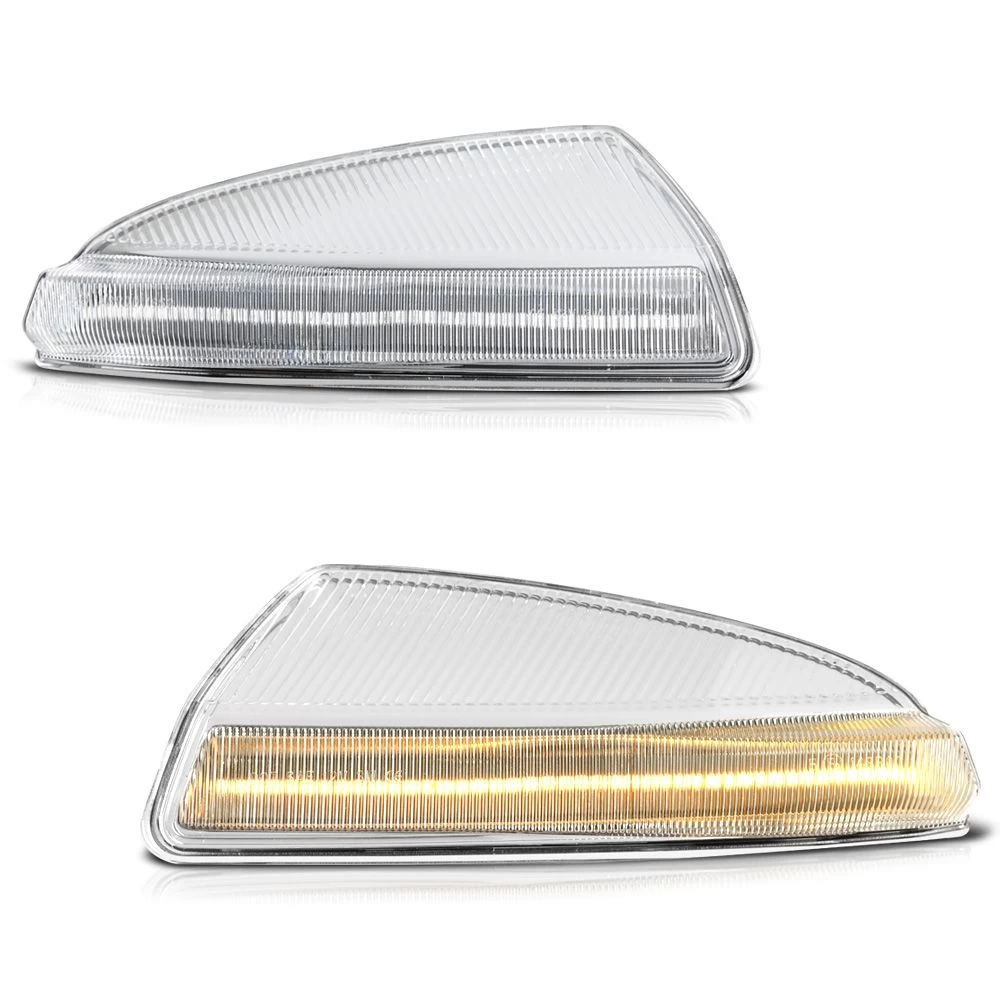 Mbenz C / ML / GL Class Sequential LED Side Mirror Lights - Clear 3 Mbenz C / ML / GL Class Sequential LED Side Mirror Lights - Clear