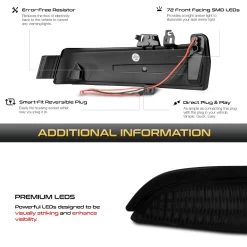 MBenz W204 W212 W231 C117 C257 Sequential LED Side Mirror Lights - Smoked Lens -Professional Auto Parts Store mbenz w204 w212 w231 c117 c257 sequential led side mirror lights smoked lens 21