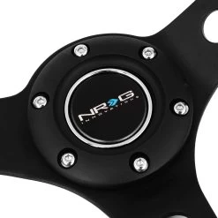 NRG 35Cm 3-inch Deep Dish Spoke Red Leather Grip Steering Wheel W/Yellow Center Mark -Professional Auto Parts Store nrg 35cm 3 inch deep dish spoke red leather grip steering wheel w yellow center mark 28