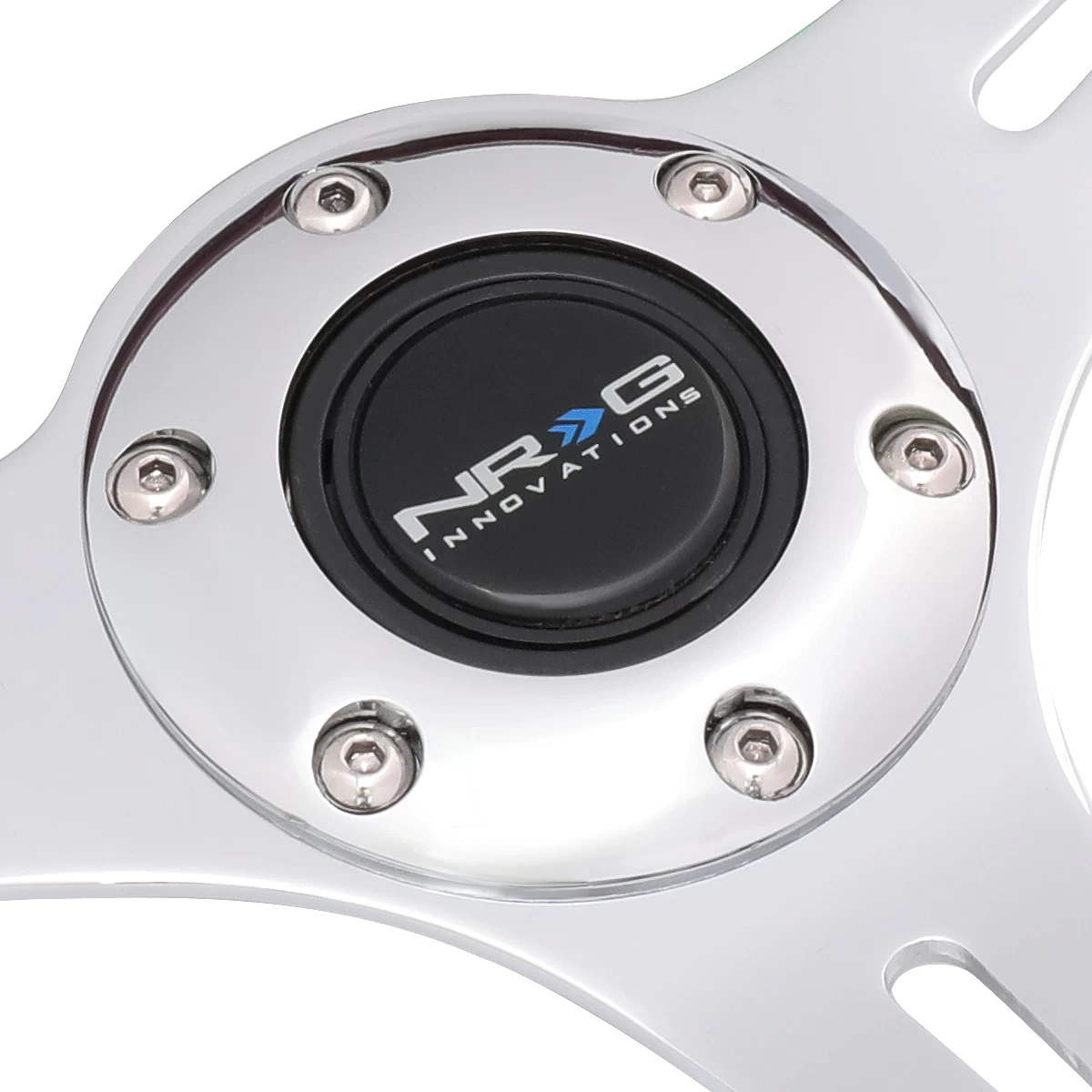 NRG 35Cm Chrome 2-inch Deep Dish 3-Spokes Purple Colored Wood Grip Steering Wheel 6 NRG 35Cm Chrome 2-inch Deep Dish 3-Spokes Purple Colored Wood Grip Steering Wheel - Image 4