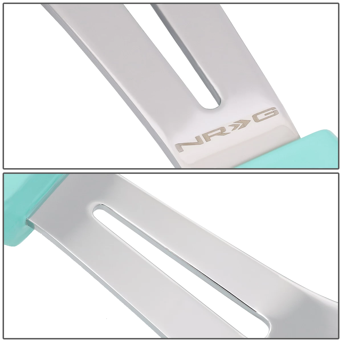 NRG 35Cm Chrome 2-inch Deep Dish Spoke Mint Flost Colored Wood Grip Steering Wheel 8 NRG 35Cm Chrome 2-inch Deep Dish Spoke Mint Flost Colored Wood Grip Steering Wheel - Image 6