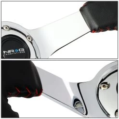 NRG 35Cm Leather Red Stitch 3-inch Deep Dish Chrome Spoke Steering Wheel+Horn Button 13 NRG 35Cm Leather Red Stitch 3-inch Deep Dish Chrome Spoke Steering Wheel+Horn Button -Professional Auto Parts Store nrg 35cm leather red stitch 3 inch deep dish chrome spoke steering wheel horn button 20