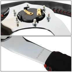 NRG 35Cm Leather Red Stitch 3-inch Deep Dish Chrome Spoke Steering Wheel+Horn Button 14 NRG 35Cm Leather Red Stitch 3-inch Deep Dish Chrome Spoke Steering Wheel+Horn Button -Professional Auto Parts Store nrg 35cm leather red stitch 3 inch deep dish chrome spoke steering wheel horn button 23