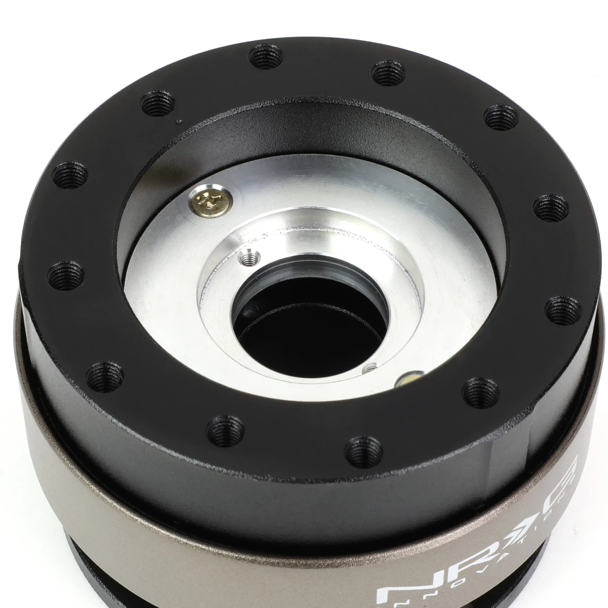 NRG Sfi Aluminum Steering Wheel Quick Release Adapter 2.0 Black/Titanium Ring 7 NRG Sfi Aluminum Steering Wheel Quick Release Adapter 2.0 Black/Titanium Ring - Image 5