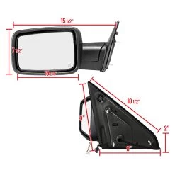 Spec-D® RMV-RAM13CHP-FS-L - Driver Side Power View Mirror (Heated) -Professional Auto Parts Store rmv ram13chp fs l 8