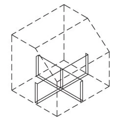 Merritt Aluminum® 485-2 - 18"-Divider Set For Saddle Box