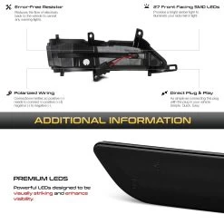 Sequential Amber LED Side Mirror Signal Lights For 2013-2021 LX570 2010-2022 GX460 - Smoked Lens 14 Sequential Amber LED Side Mirror Signal Lights For 2013-2021 LX570 2010-2022 GX460 - Smoked Lens -Professional Auto Parts Store sequential amber led side mirror signal lights for 2013 2021 lx570 2010 2022 gx460 smoked lens 18