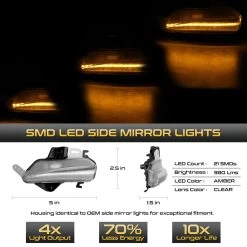 Sequential Amber LED Side Mirror Signal Lights For 2014-2022 Lexus IS200T IS250 11 Sequential Amber LED Side Mirror Signal Lights For 2014-2022 Lexus IS200T IS250 -Professional Auto Parts Store sequential amber led side mirror signal lights for 2014 2022 lexus is200t is250 38