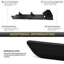 Sequential Amber LED Side Mirror Signal Lights For 2015-2018 Cayenne 958.2 - Smoked Lens 14 Sequential Amber LED Side Mirror Signal Lights For 2015-2018 Cayenne 958.2 - Smoked Lens -Professional Auto Parts Store sequential amber led side mirror signal lights for 2015 2018 cayenne 958 2 smoked lens 20