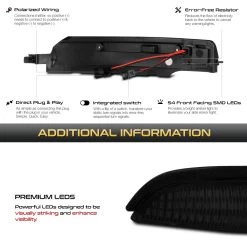 Sequential Amber LED Side Mirror Signal Lights For 2015-2022 Porsche Macan - Smoked Lens -Professional Auto Parts Store sequential amber led side mirror signal lights for 2015 2022 porsche macan smoked lens 20