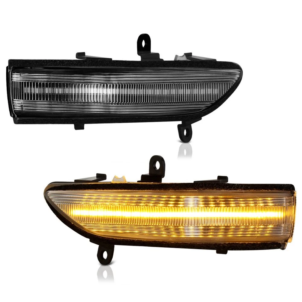 Sequential Amber LED Side Mirror Signal Lights For Subaru Forester Outback Legacy STI - Clear Lens 3 Sequential Amber LED Side Mirror Signal Lights For Subaru Forester Outback Legacy STI - Clear Lens