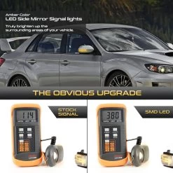 Sequential Amber LED Side Mirror Signal Lights For Subaru Forester Outback Legacy STI - Clear Lens 12 Sequential Amber LED Side Mirror Signal Lights For Subaru Forester Outback Legacy STI - Clear Lens -Professional Auto Parts Store sequential amber led side mirror signal lights for subaru forester outback legacy sti clear lens 19