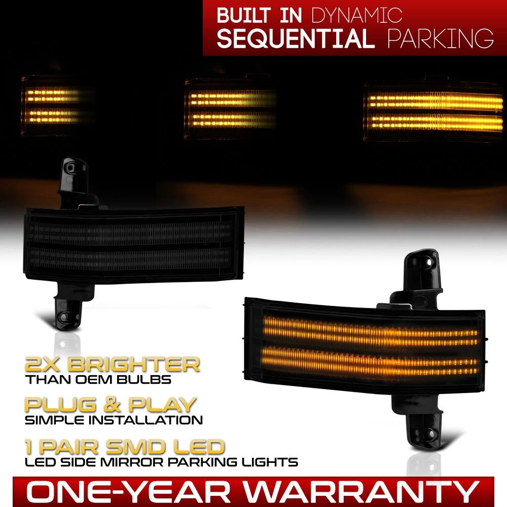 Sequential Signal - Amber LED Side Mirror Light 4 Sequential Signal - Amber LED Side Mirror Light - Image 2
