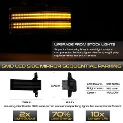 Sequential Signal - Amber LED Side Mirror Light 12 Sequential Signal - Amber LED Side Mirror Light -Professional Auto Parts Store sequential signal amber led side mirror light 16