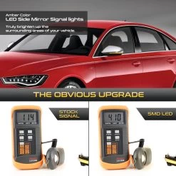 Sequential Signal - Amber LED Side Mirror Lights For 2012-2018 Audi A6 S6 - Clear Lens 13 Sequential Signal - Amber LED Side Mirror Lights For 2012-2018 Audi A6 S6 - Clear Lens -Professional Auto Parts Store sequential signal amber led side mirror lights for 2012 2018 audi a6 s6 clear lens 19