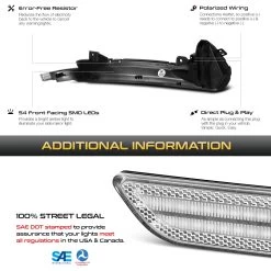 Sequential Signal - Amber LED Side Mirror Lights For 2012-2018 Audi A6 S6 - Clear Lens 15 Sequential Signal - Amber LED Side Mirror Lights For 2012-2018 Audi A6 S6 - Clear Lens -Professional Auto Parts Store sequential signal amber led side mirror lights for 2012 2018 audi a6 s6 clear lens 25