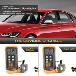 Sequential Signal - Amber LED Side Mirror Lights For 2012-2018 Audi A6 S6 - Smoked Lens 13 Sequential Signal - Amber LED Side Mirror Lights For 2012-2018 Audi A6 S6 - Smoked Lens -Professional Auto Parts Store sequential signal amber led side mirror lights for 2012 2018 audi a6 s6 smoked lens 19