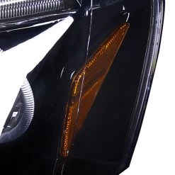 2002-2004 Acura RSX Dual Halo & LED Strip Projector Headlights - Gloss Black 15 2002-2004 Acura RSX Dual Halo & LED Strip Projector Headlights - Gloss Black -Professional Auto Parts Store spec d 2002 2004 acura rsx angel eye halo led projector headlights gloss black 174