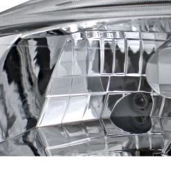 92-95 Honda Civic JDM Crystal Headlights - Chrome -Professional Auto Parts Store spec d 92 95 honda civic jdm crystal headlights chrome 134