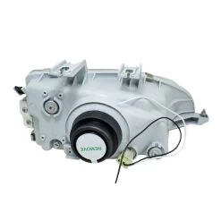 92-95 Honda Civic JDM Crystal Headlights - Chrome -Professional Auto Parts Store spec d 92 95 honda civic jdm crystal headlights chrome 146