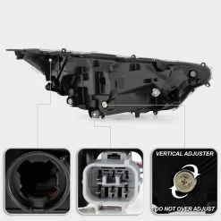 2019-2021 Toyota RAV4 LE|Hybrid LE W/Black Bezel LED Headlight - Passenger Side 10 2019-2021 Toyota RAV4 LE|Hybrid LE W/Black Bezel LED Headlight - Passenger Side -Professional Auto Parts Store spyder 2019 2021 toyota rav4 le hybrid le w black bezel led headlight passenger side 51