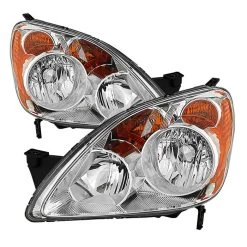 2005-2006 Honda CRV (Japan Built Models Only) OEM Style Headlights - Chrome