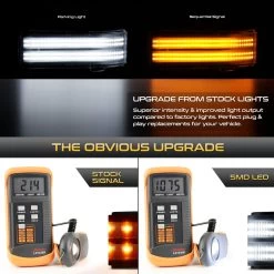 Switchback + Sequential Signal - White & Amber LED Side Mirror Light 13 Switchback + Sequential Signal - White & Amber LED Side Mirror Light -Professional Auto Parts Store switchback sequential signal white amber led side mirror light 19