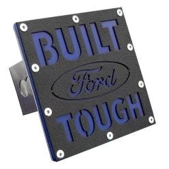 Autogold® - Class 3 Hitch Cover With Ford Built Tough Logo For 2" Receivers