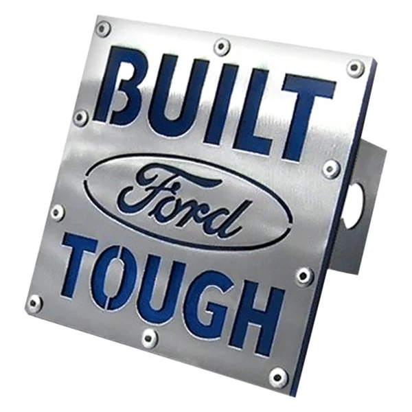Autogold® - Class 3 Hitch Cover With Ford Built Tough Logo For 2" Receivers 4 Autogold® - Class 3 Hitch Cover With Ford Built Tough Logo For 2" Receivers - Image 2