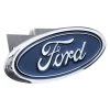 Autogold® T.FOR.C - Chrome Hitch Cover With Ford Logo For 2" Receivers