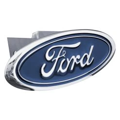 Autogold® T.FOR.C - Chrome Hitch Cover With Ford Logo For 2" Receivers