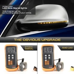 Toyota Corolla/Prius C Sequential LED Side Mirror Lights - Clear Lens -Professional Auto Parts Store toyota corolla prius c sequential led side mirror lights clear lens 15