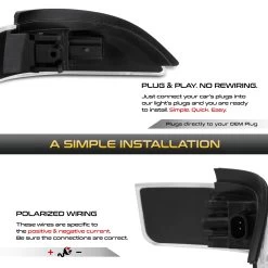 Toyota Corolla/Prius C Sequential LED Side Mirror Lights - Clear Lens -Professional Auto Parts Store toyota corolla prius c sequential led side mirror lights clear lens 18