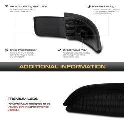 Toyota Corolla/Prius C Sequential LED Side Mirror Lights - Smoked Lens -Professional Auto Parts Store toyota corolla prius c sequential led side mirror lights smoked lens 21