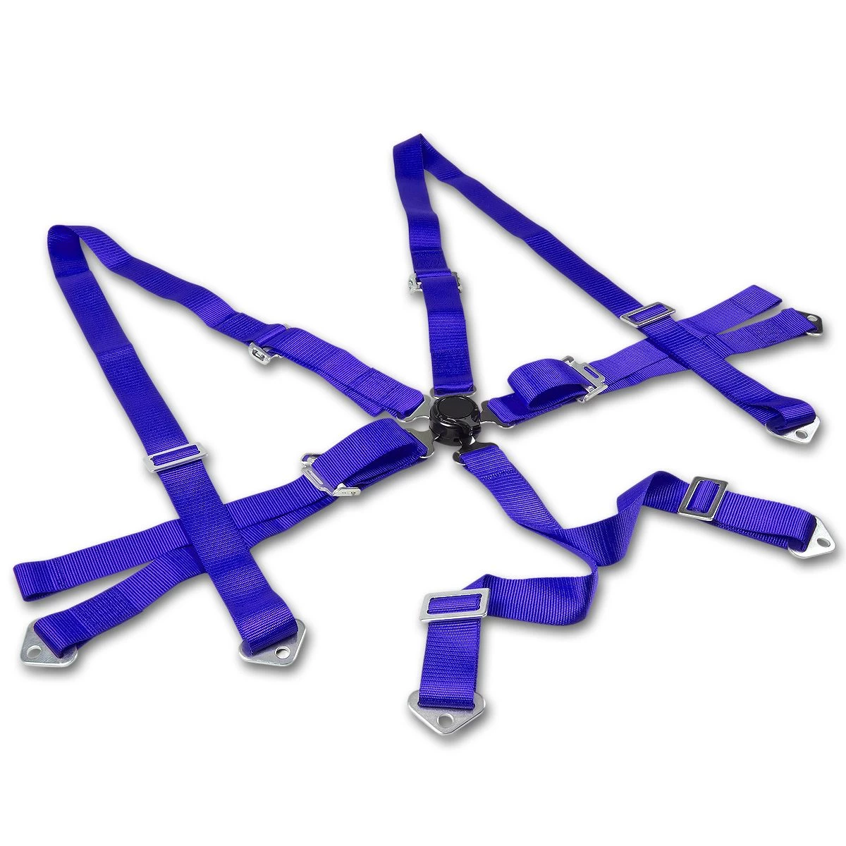 Universal Camlock 6 Point Harness Bar Race Seat Belt Blue 3 Universal Camlock 6 Point Harness Bar Race Seat Belt Blue