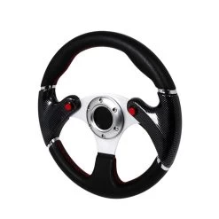 Universal F16-Style Steering Wheel 320Mm - Black