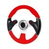 Universal F16-Style Steering Wheel 320Mm - Red