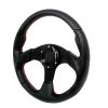 Universal Type-2 Style Steering Wheel 320Mm - Black/red Stitching 2 Universal Type-2 Style Steering Wheel 320Mm - Black/red Stitching -Professional Auto Parts Store universal type 2 style steering wheel 320mm black red stitching 46