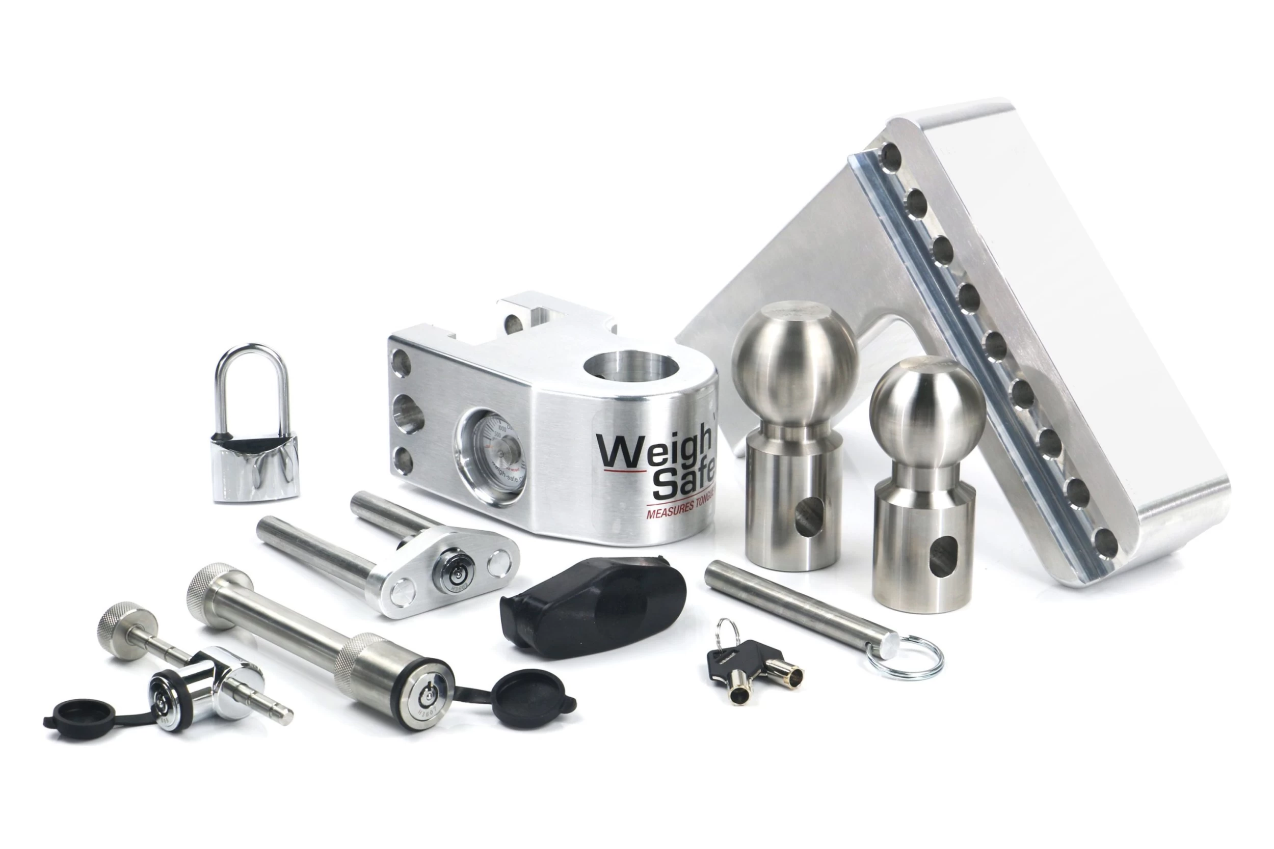 Weigh Safe® - Class 5 Adjustable Ball Mount Set With Built-in Scale For 3" Receivers 6 Weigh Safe® - Class 5 Adjustable Ball Mount Set With Built-in Scale For 3" Receivers - Image 4