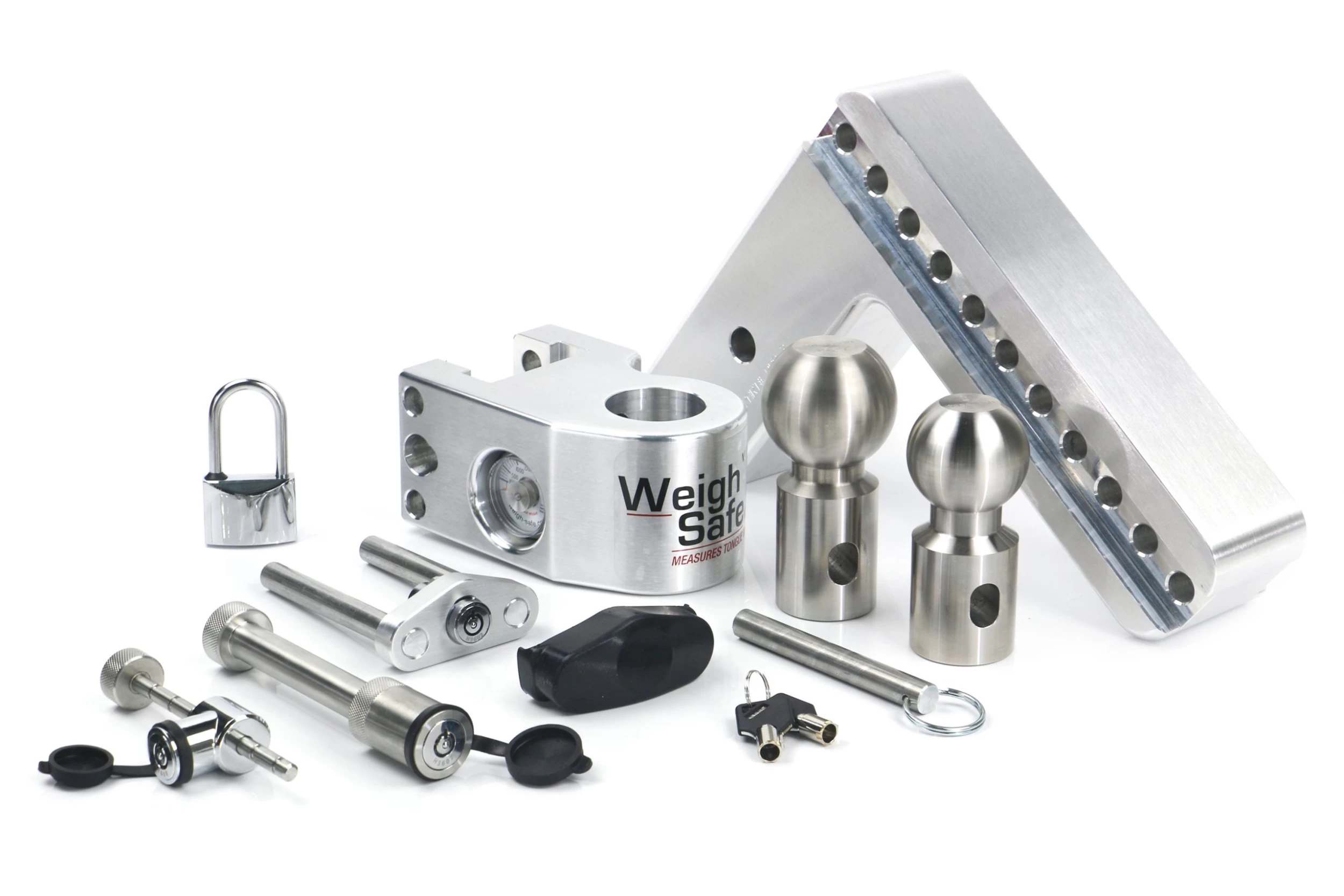 Weigh Safe® - Class 5 Adjustable Ball Mount Set With Built-in Scale For 3" Receivers 7 Weigh Safe® - Class 5 Adjustable Ball Mount Set With Built-in Scale For 3" Receivers - Image 5